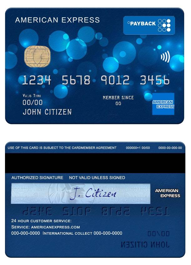 USA Regions bank amex payback card